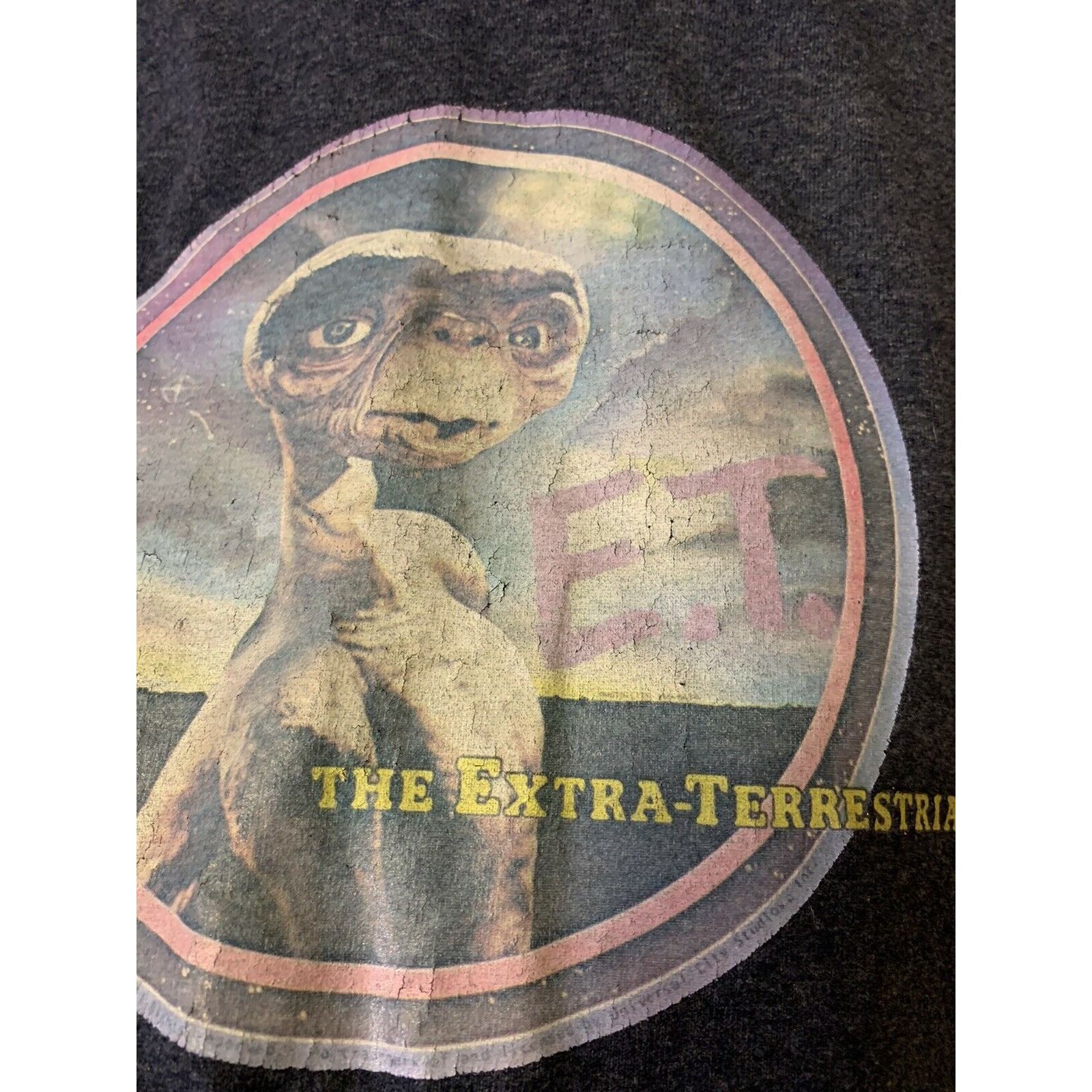 E.T. Vintage T Shirt 1982 Movie Promo Universal Studios ET