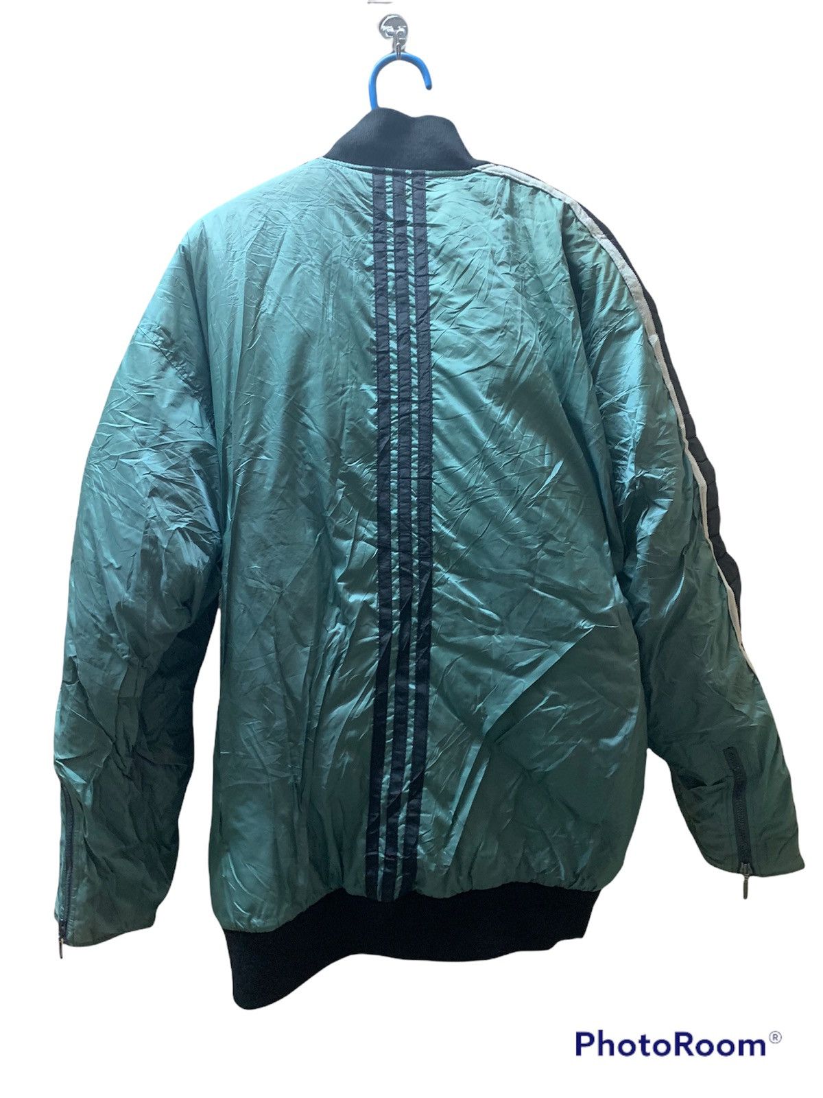 Adidas Vintage 90’s Adidas Puffer Bomber Jacket Size US L / EU 52-54 / 3 - 2 Thumbnail