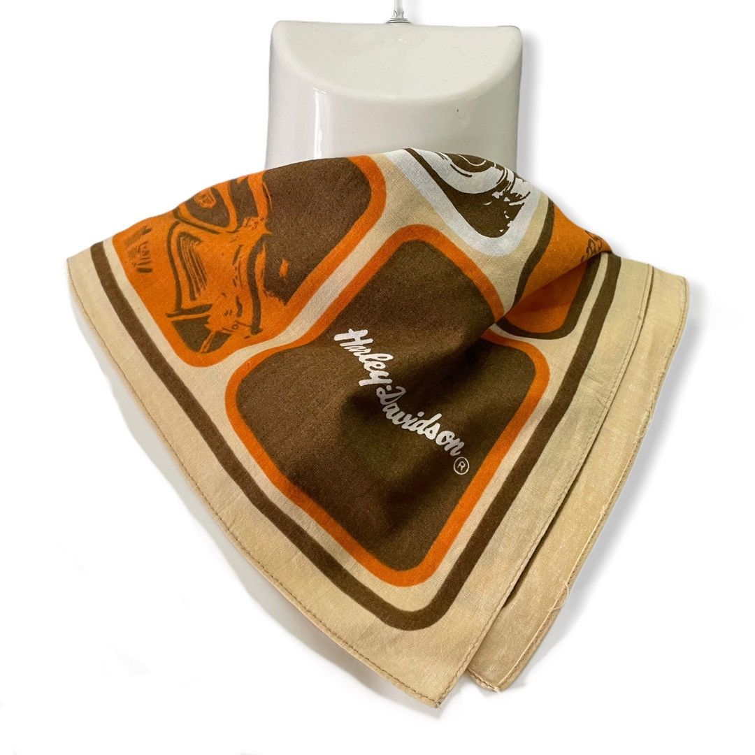 Harley Davidson × Other × Vintage Harley Davidson USA Handkerchief/Neckerchief/Bandana Size ONE SIZE - 2 Thumbnail