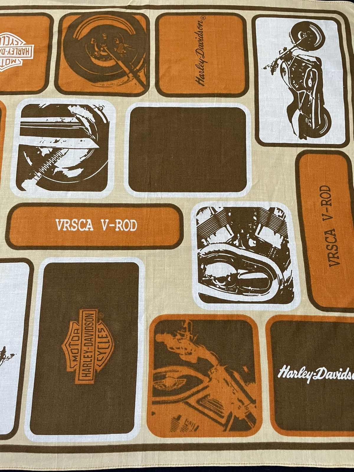 Harley Davidson × Other × Vintage Harley Davidson USA Handkerchief/Neckerchief/Bandana Size ONE SIZE - 5 Thumbnail