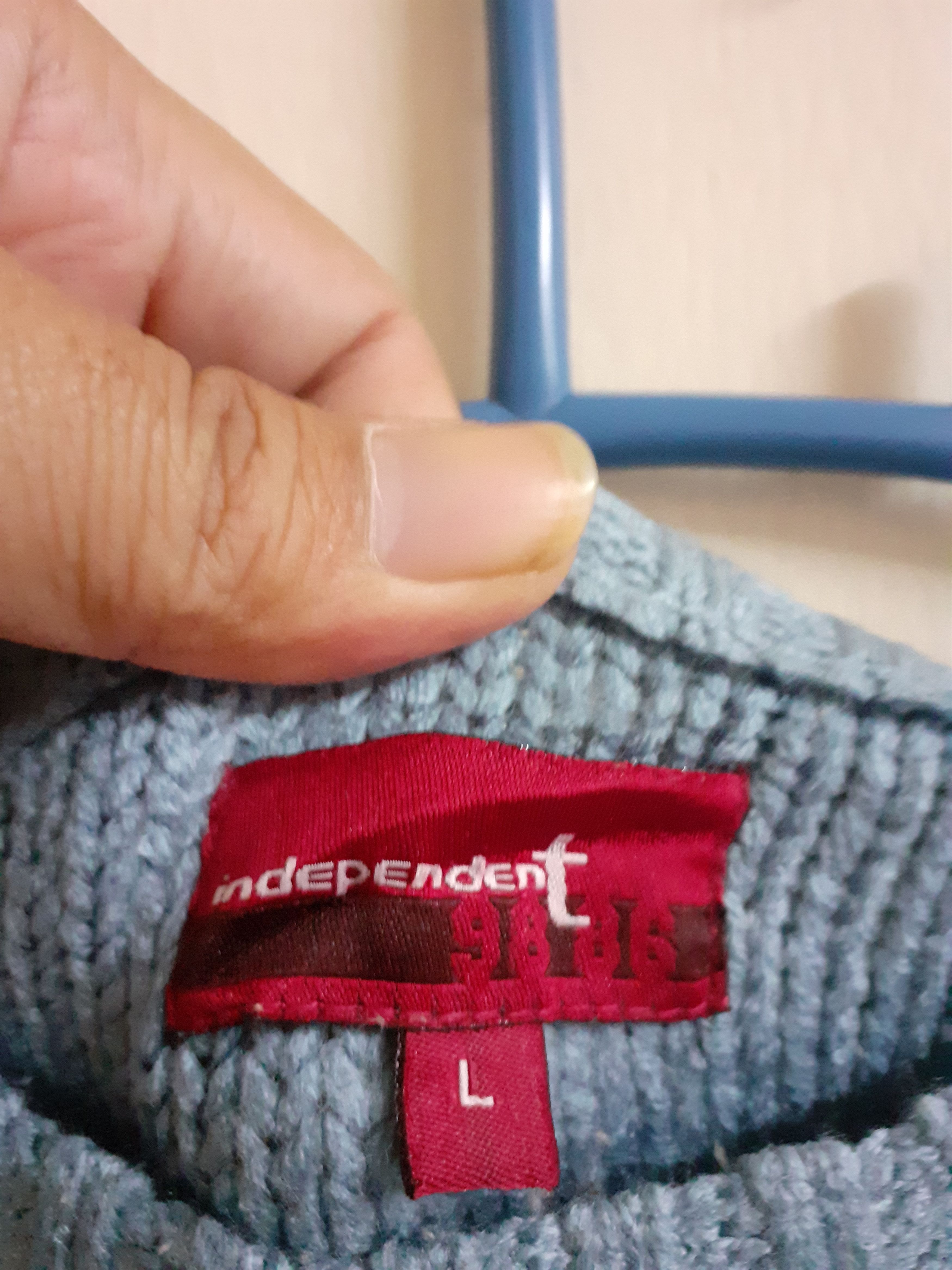 Independent Truck Co. × Japanese Brand × Vintage Independent Knitwear M Logo Size US M / EU 48-50 / 2 - 5 Thumbnail