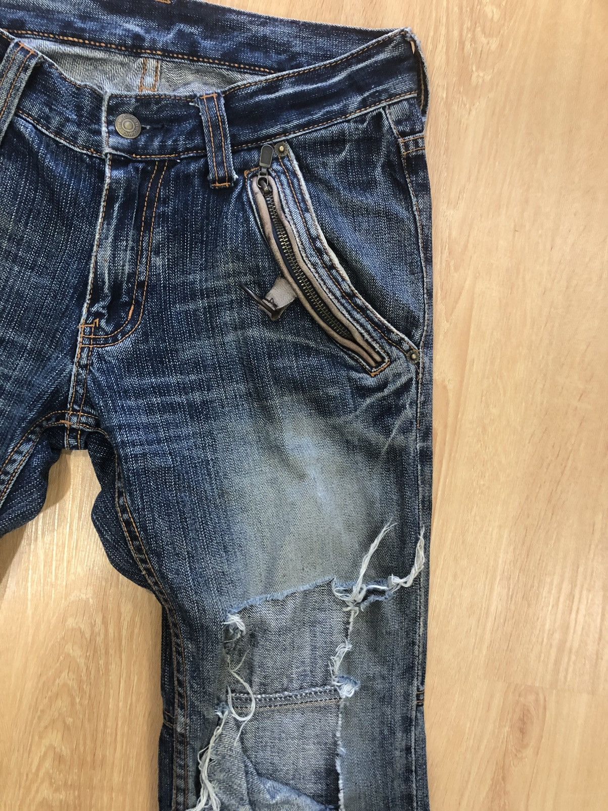 PPFM PPFM Distressed Denim Size US 31 - 4 Thumbnail