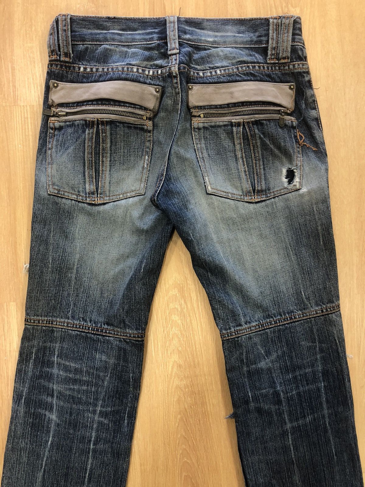 PPFM PPFM Distressed Denim Size US 31 - 9 Thumbnail