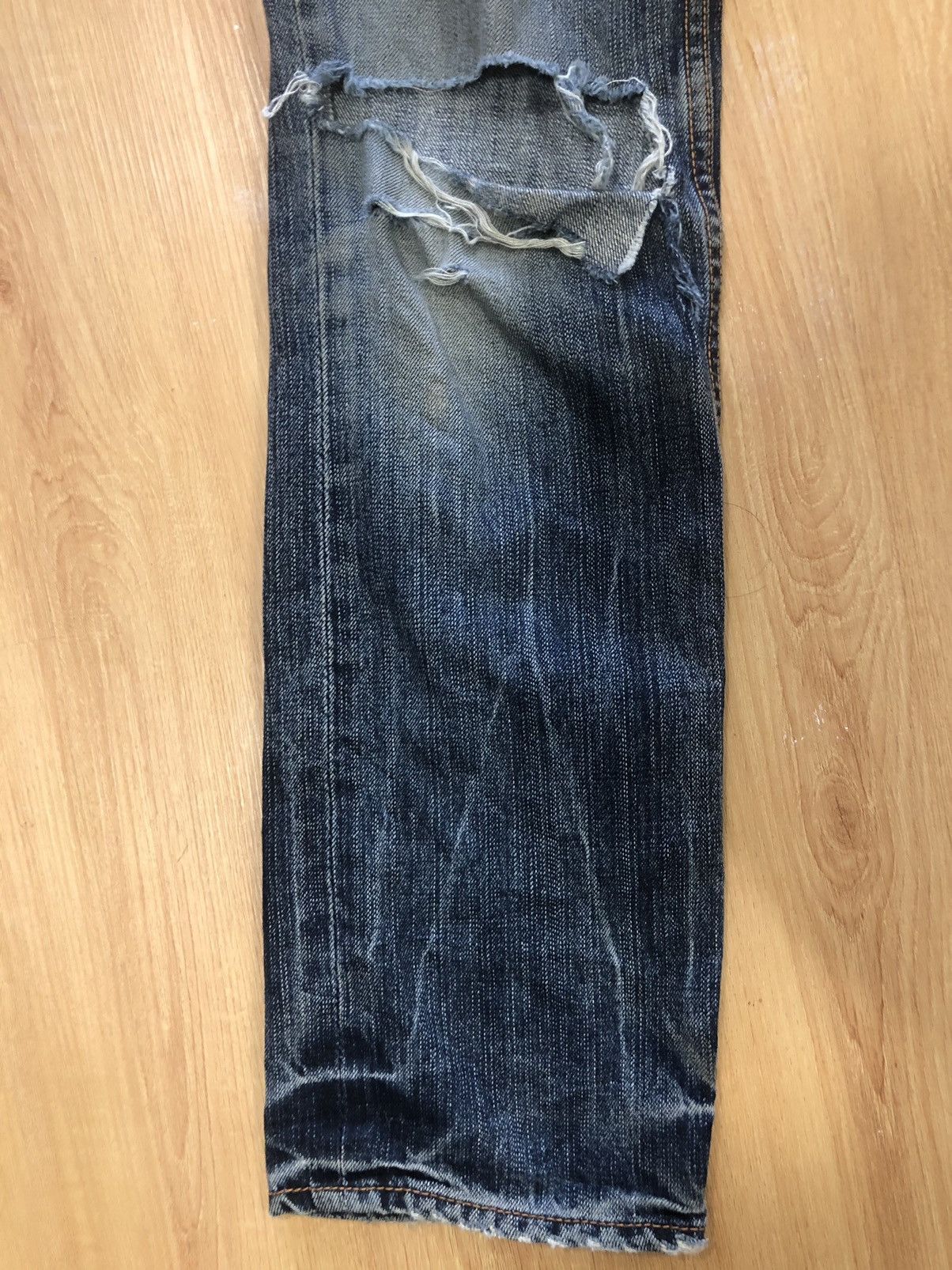 PPFM PPFM Distressed Denim Size US 31 - 7 Thumbnail