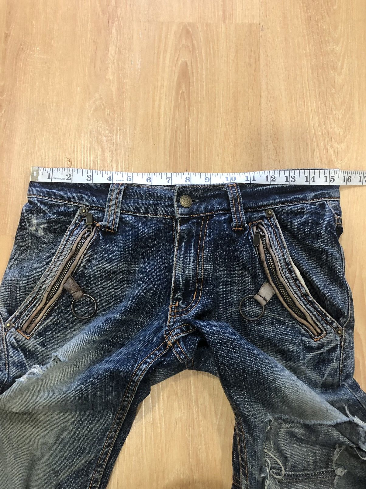 PPFM PPFM Distressed Denim Size US 31 - 17 Thumbnail
