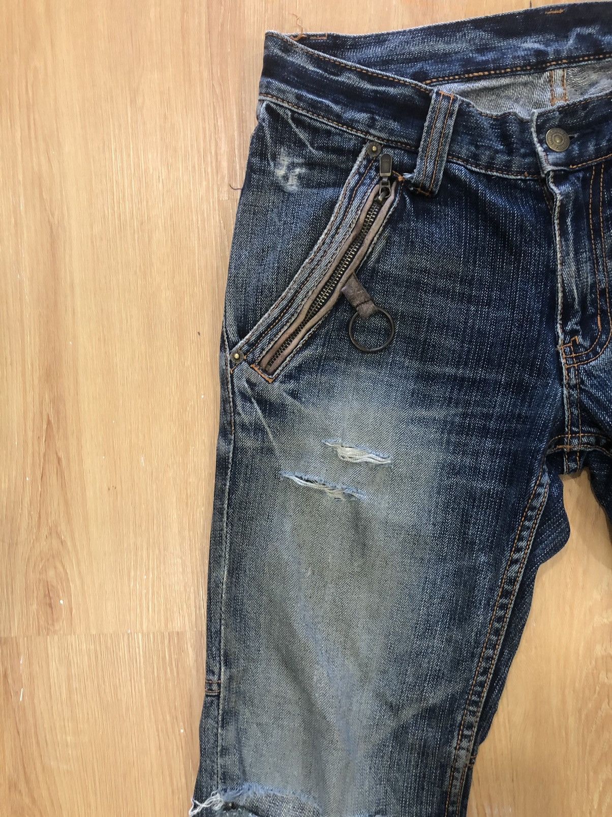PPFM PPFM Distressed Denim Size US 31 - 3 Thumbnail