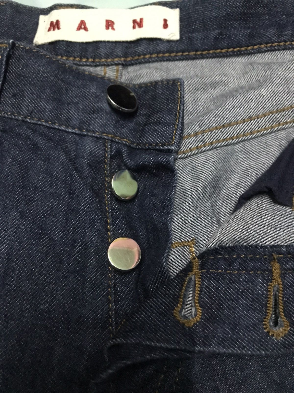 If Six Was Nine × Marni Marni Denim Jeans Cropped Size 30" / US 8 / IT 44 - 4 Thumbnail