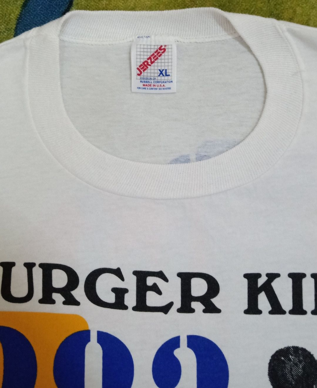 Jerzees × Vintage Vintage Burger King 283 Basketball Classic T-shirt Size US L / EU 52-54 / 3 - 4 Thumbnail