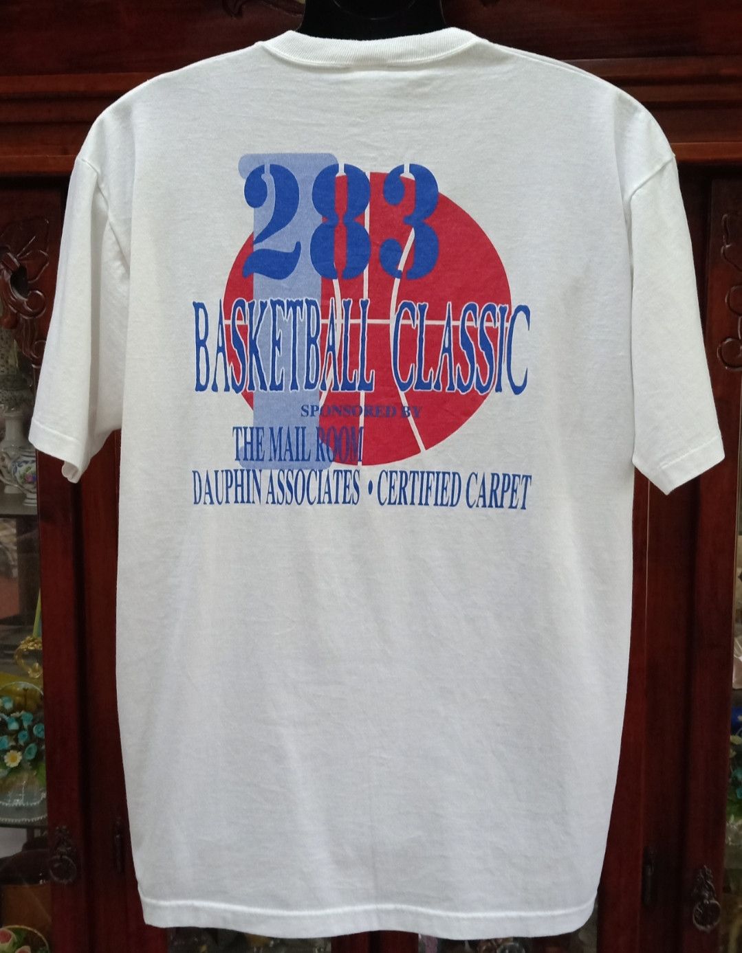 Jerzees × Vintage Vintage Burger King 283 Basketball Classic T-shirt Size US L / EU 52-54 / 3 - 2 Thumbnail
