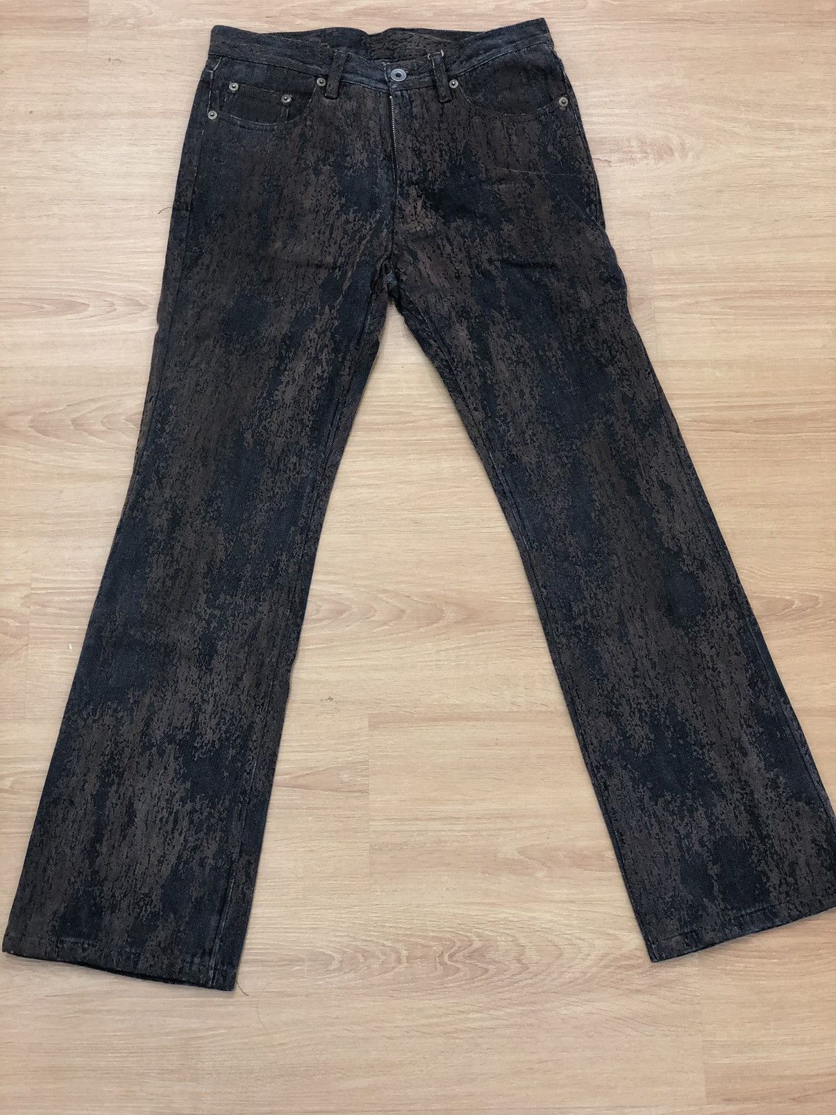 If Six Was Nine Enys Homme Flared jeans Distressed Size US 29 - 1 Thumbnail