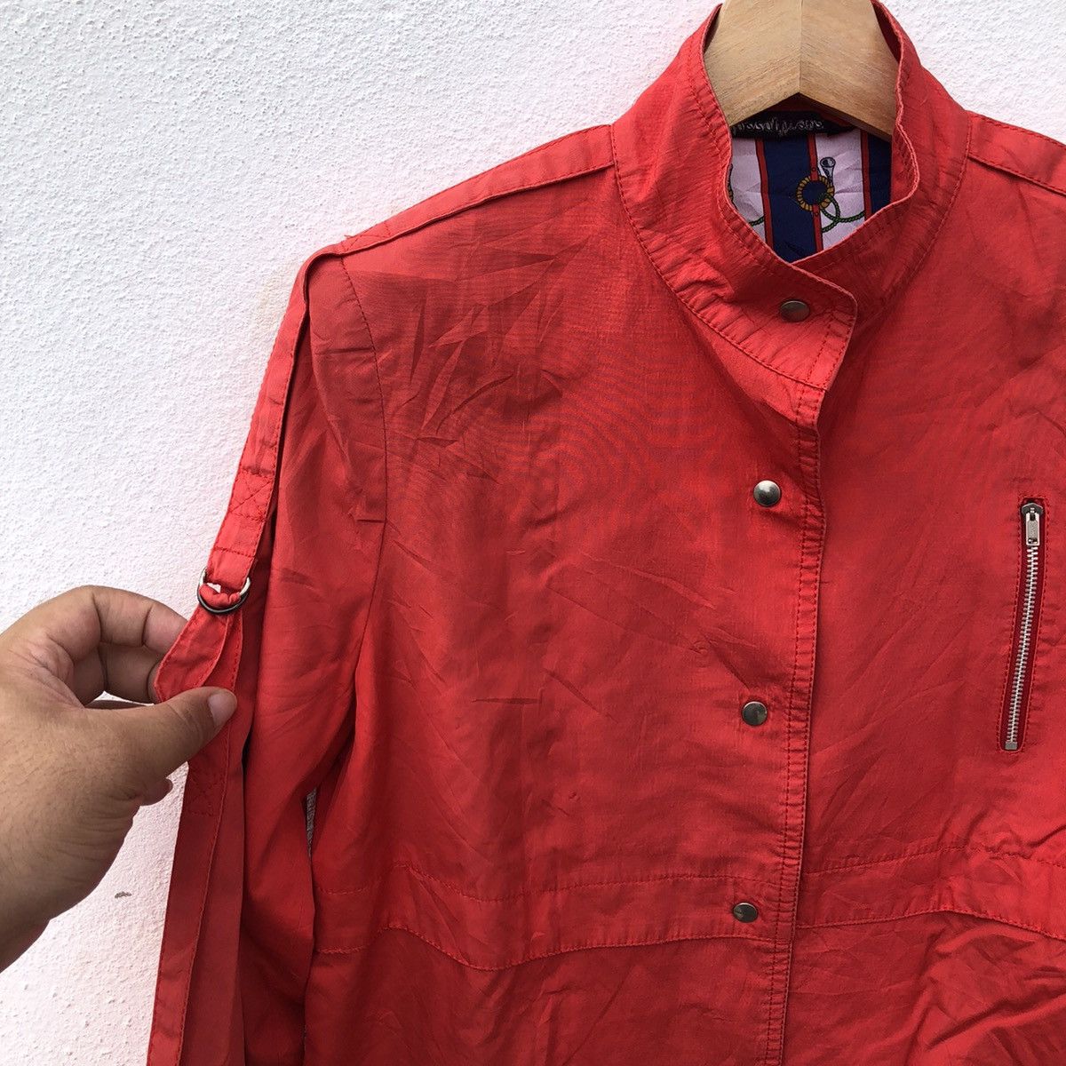 Japanese Brand VINTAGE PLAZZAJIRENZE ZIPPER JACKET RARE DESIGN LINING Size US M / EU 48-50 / 2 - 6 Thumbnail