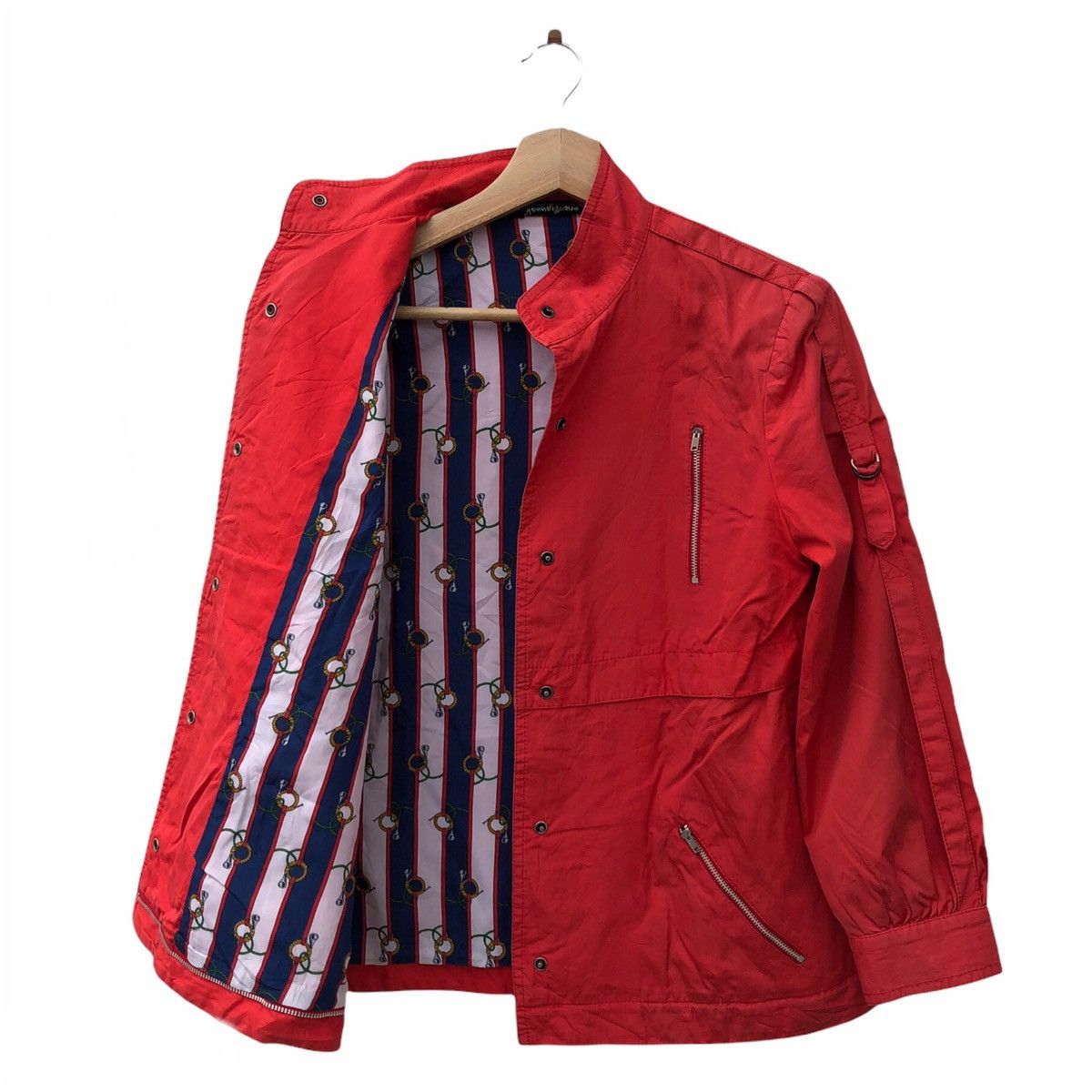 Japanese Brand VINTAGE PLAZZAJIRENZE ZIPPER JACKET RARE DESIGN LINING Size US M / EU 48-50 / 2 - 2 Thumbnail
