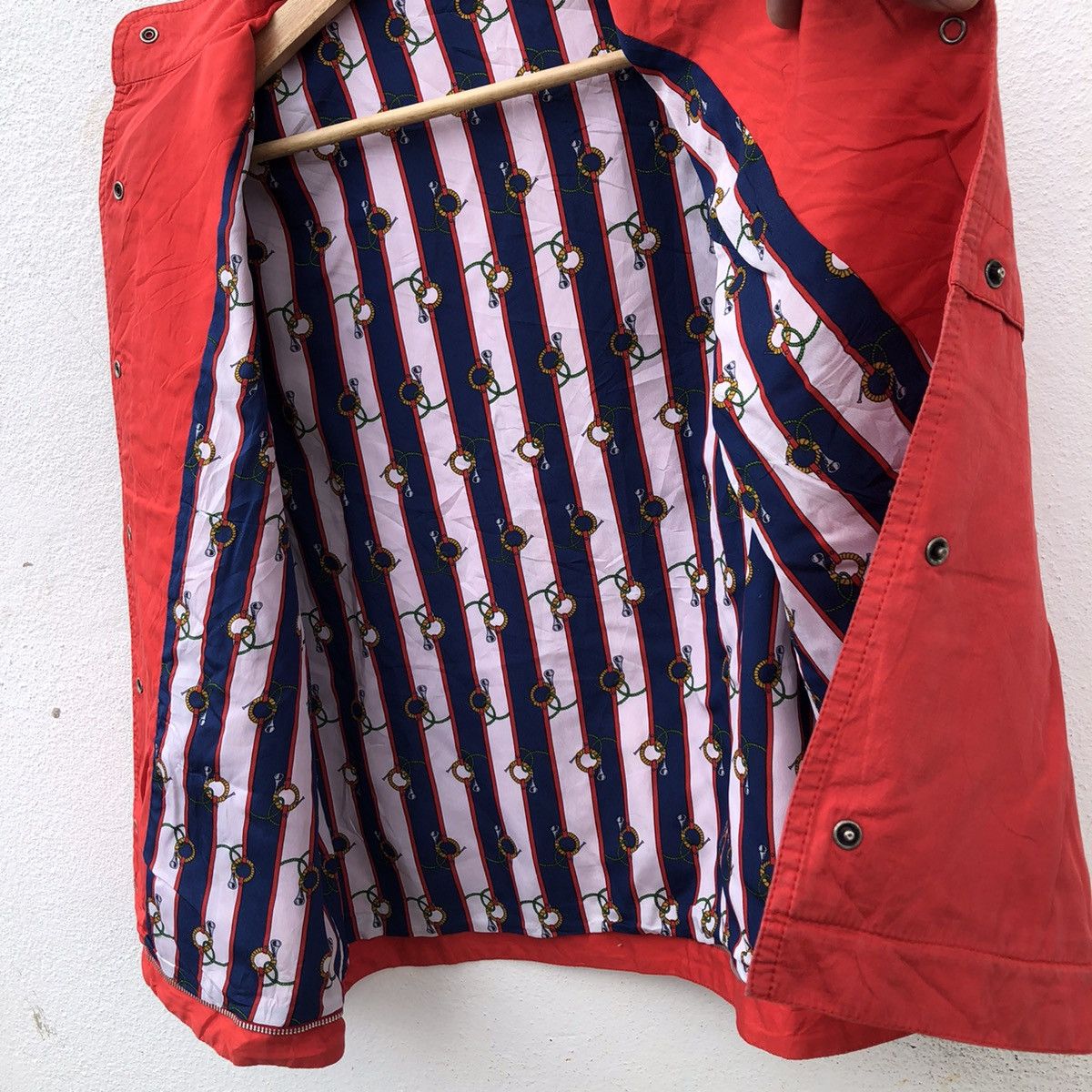 Japanese Brand VINTAGE PLAZZAJIRENZE ZIPPER JACKET RARE DESIGN LINING Size US M / EU 48-50 / 2 - 8 Thumbnail