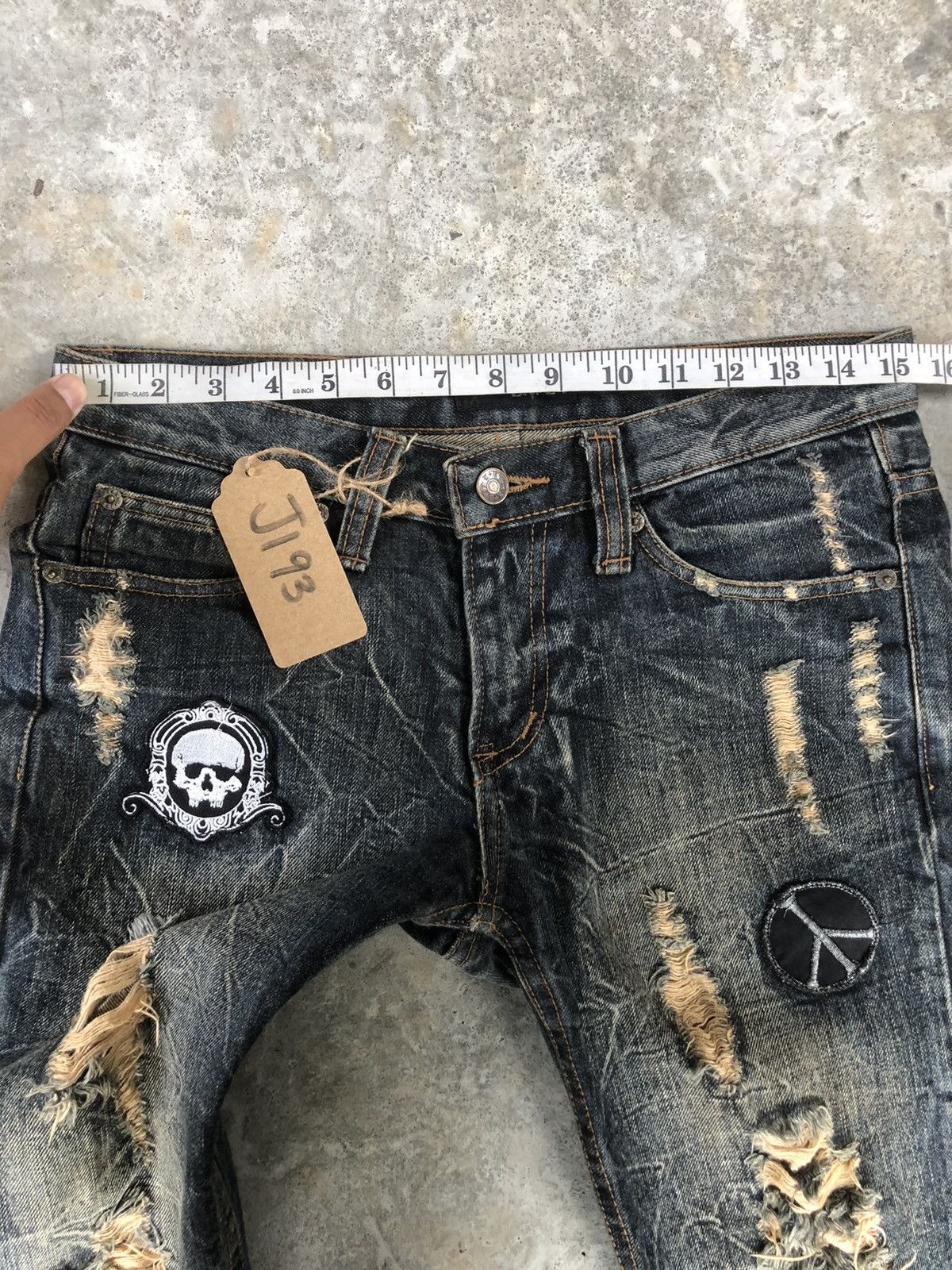 If Six Was Nine Diviner Flared Jeans Distressed Jeans Paint Splatter Size US 30 / EU 46 - 20 Thumbnail