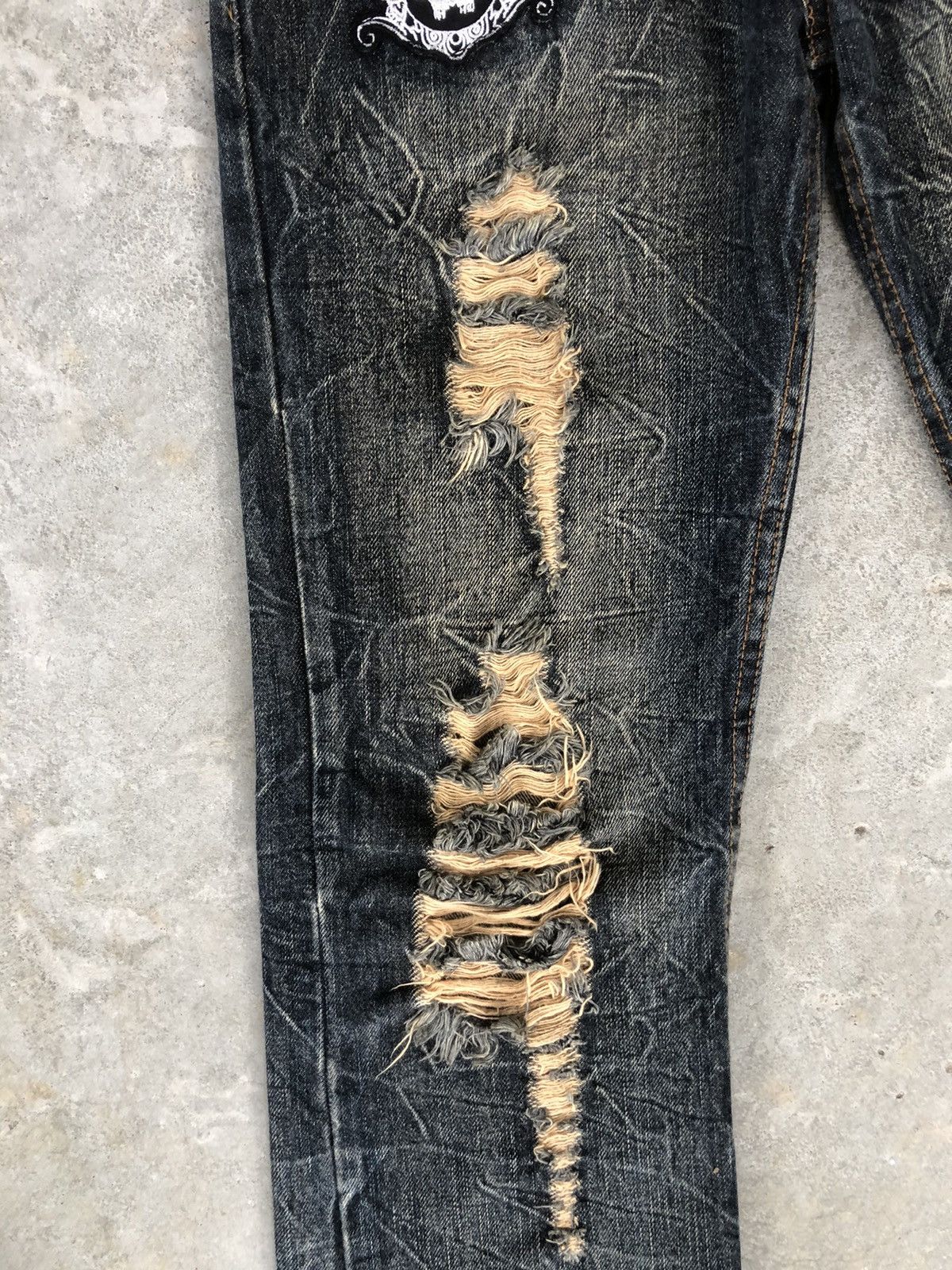 If Six Was Nine Diviner Flared Jeans Distressed Jeans Paint Splatter Size US 30 / EU 46 - 8 Thumbnail