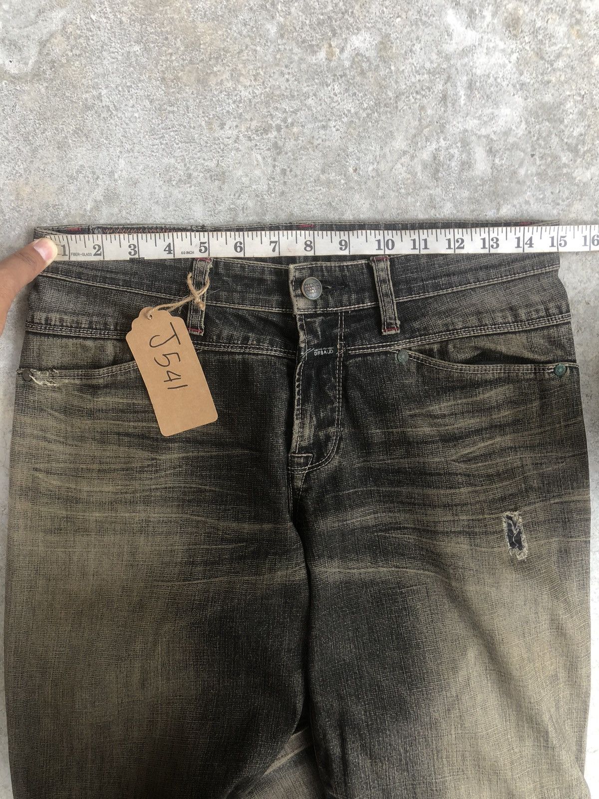 Marithe + Francois Girbaud Vintage Marithe Francois Girbaud Flared Jeans Distressed Size US 30 / EU 46 - 17 Thumbnail