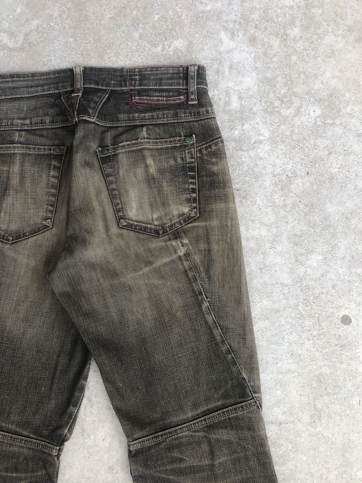Marithe + Francois Girbaud Vintage Marithe Francois Girbaud Flared Jeans Distressed Size US 30 / EU 46 - 10 Thumbnail