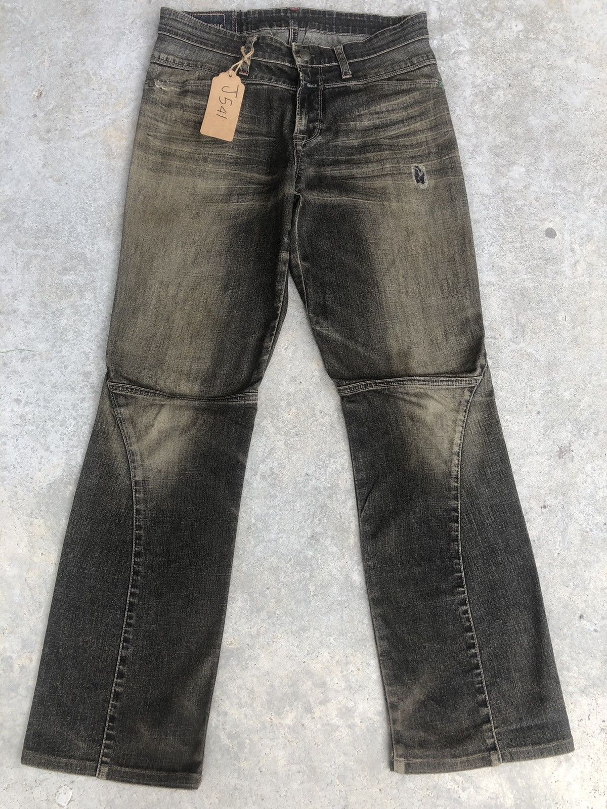 Marithe + Francois Girbaud Vintage Marithe Francois Girbaud Flared Jeans Distressed Size US 30 / EU 46 - 1 Thumbnail