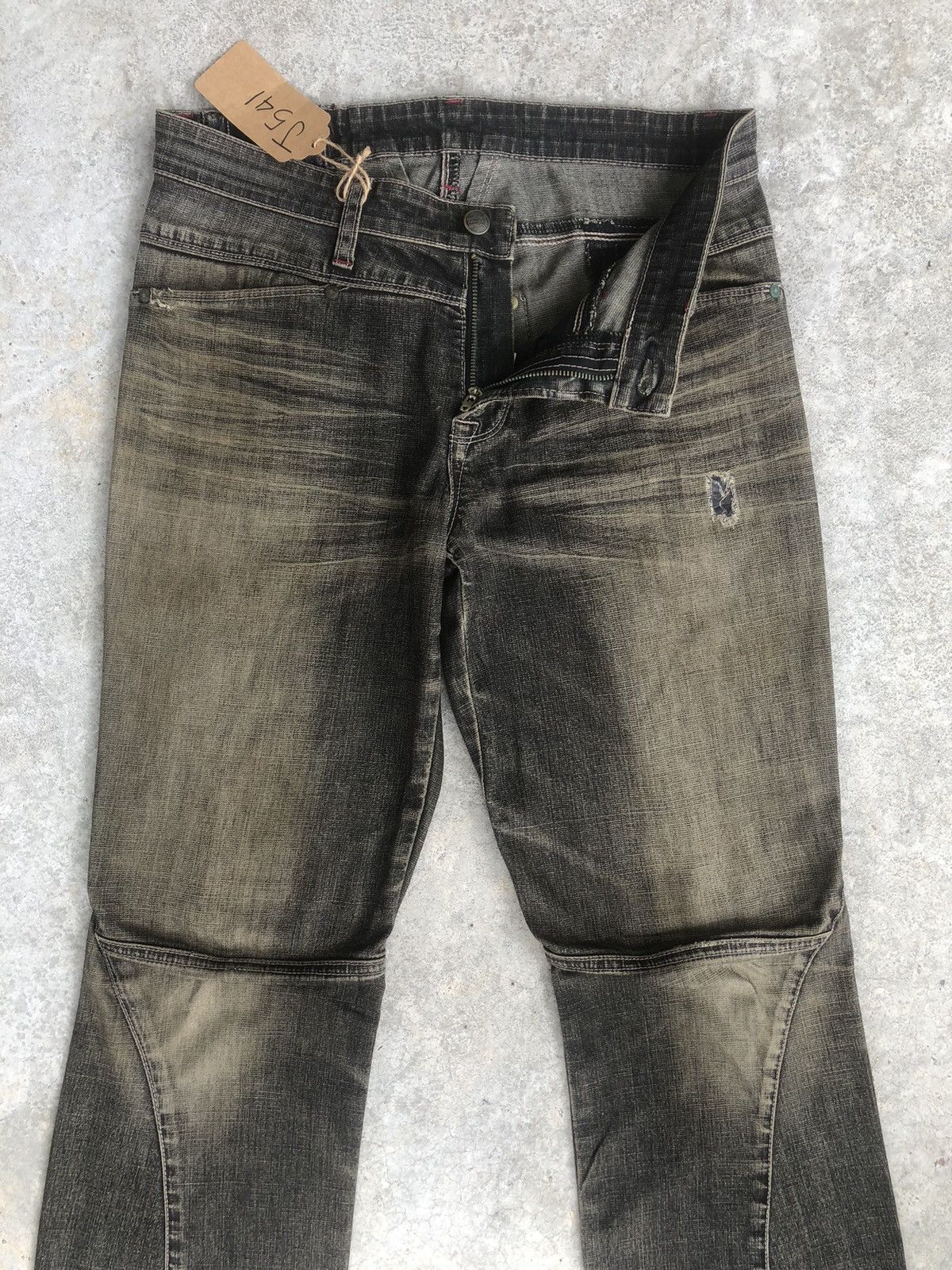 Marithe + Francois Girbaud Vintage Marithe Francois Girbaud Flared Jeans Distressed Size US 30 / EU 46 - 3 Thumbnail