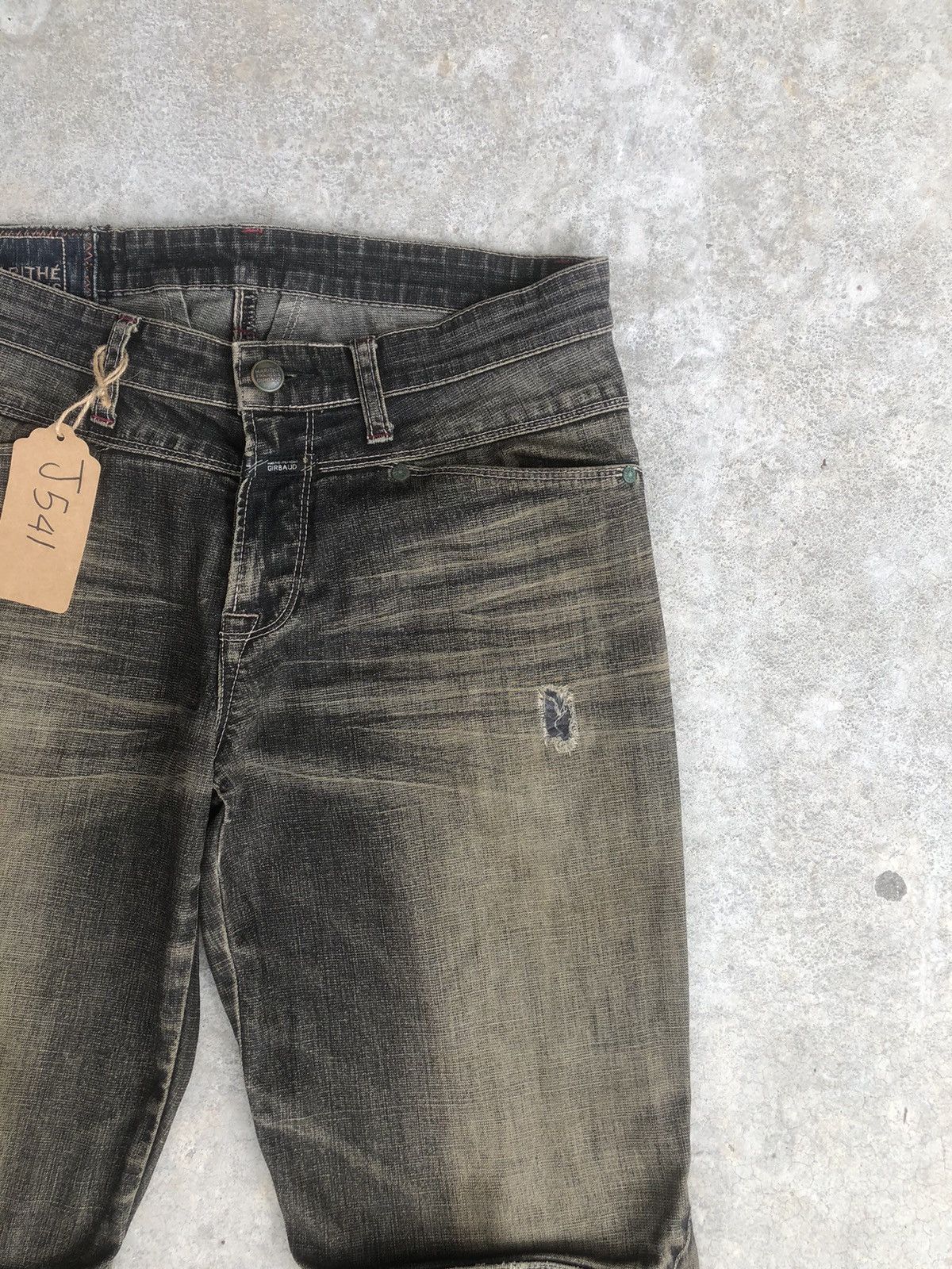 Marithe + Francois Girbaud Vintage Marithe Francois Girbaud Flared Jeans Distressed Size US 30 / EU 46 - 5 Thumbnail