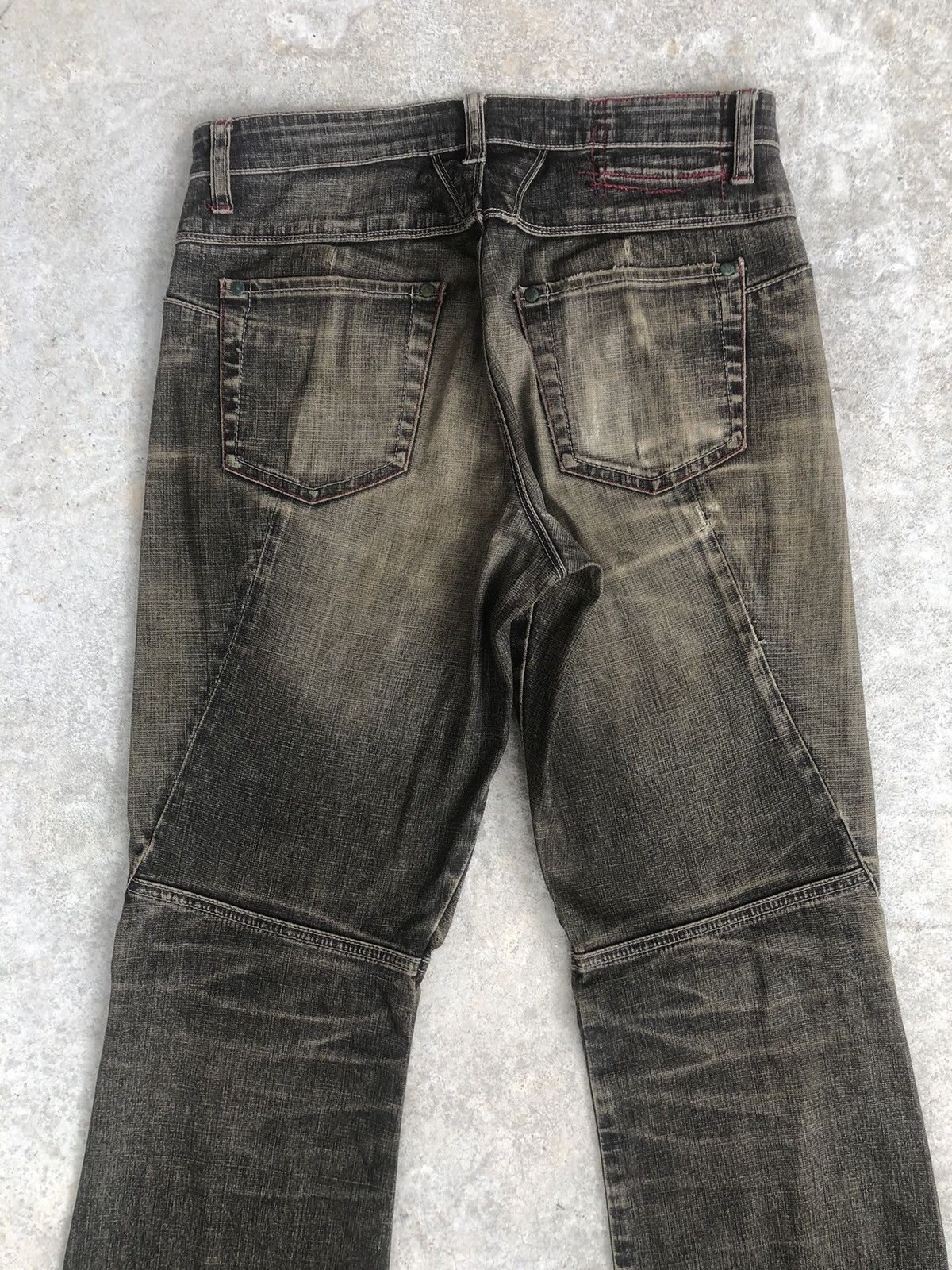 Marithe + Francois Girbaud Vintage Marithe Francois Girbaud Flared Jeans Distressed Size US 30 / EU 46 - 8 Thumbnail