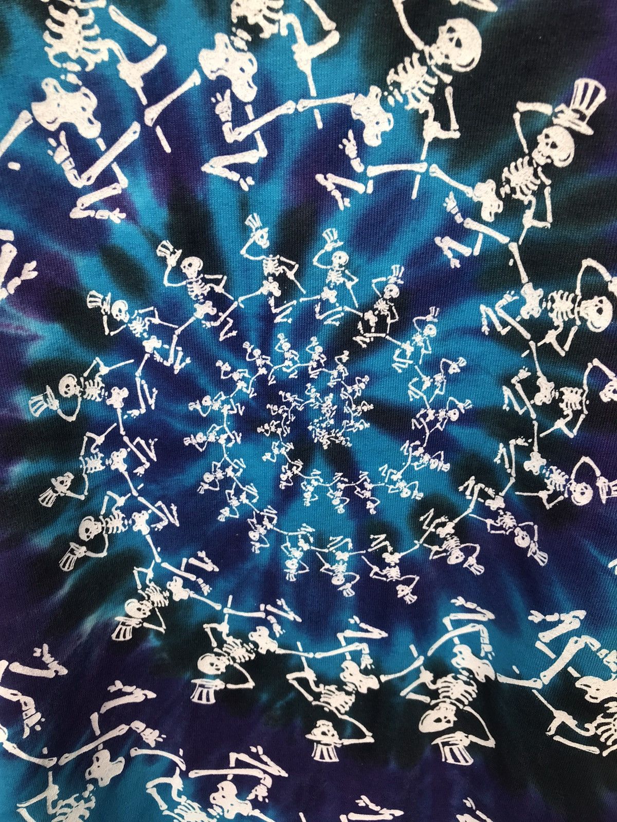 Liquid Blue × Vintage Vintage 90s GRATEFUL DEAD LIQUID BLUE Tie Dye Tee Shirt Size US L / EU 52-54 / 3 - 4 Thumbnail
