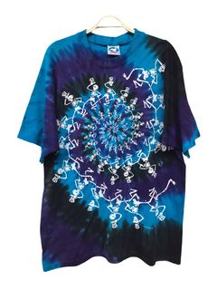 Liquid Blue Abduction Tie-Dye T-Shirt - S