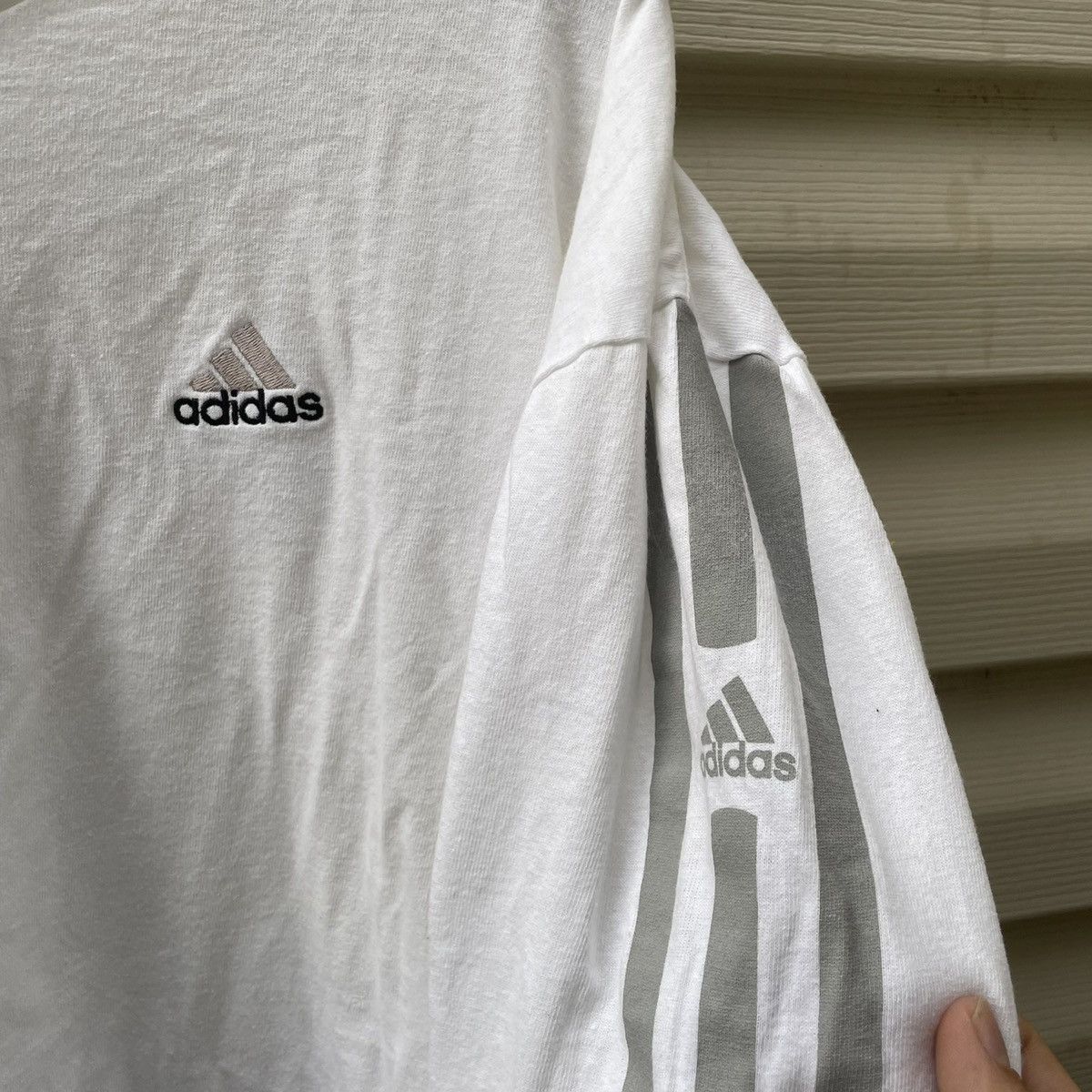 Adidas × Vintage y2k adidas l/s t Size US XL / EU 56 / 4 - 2 Thumbnail