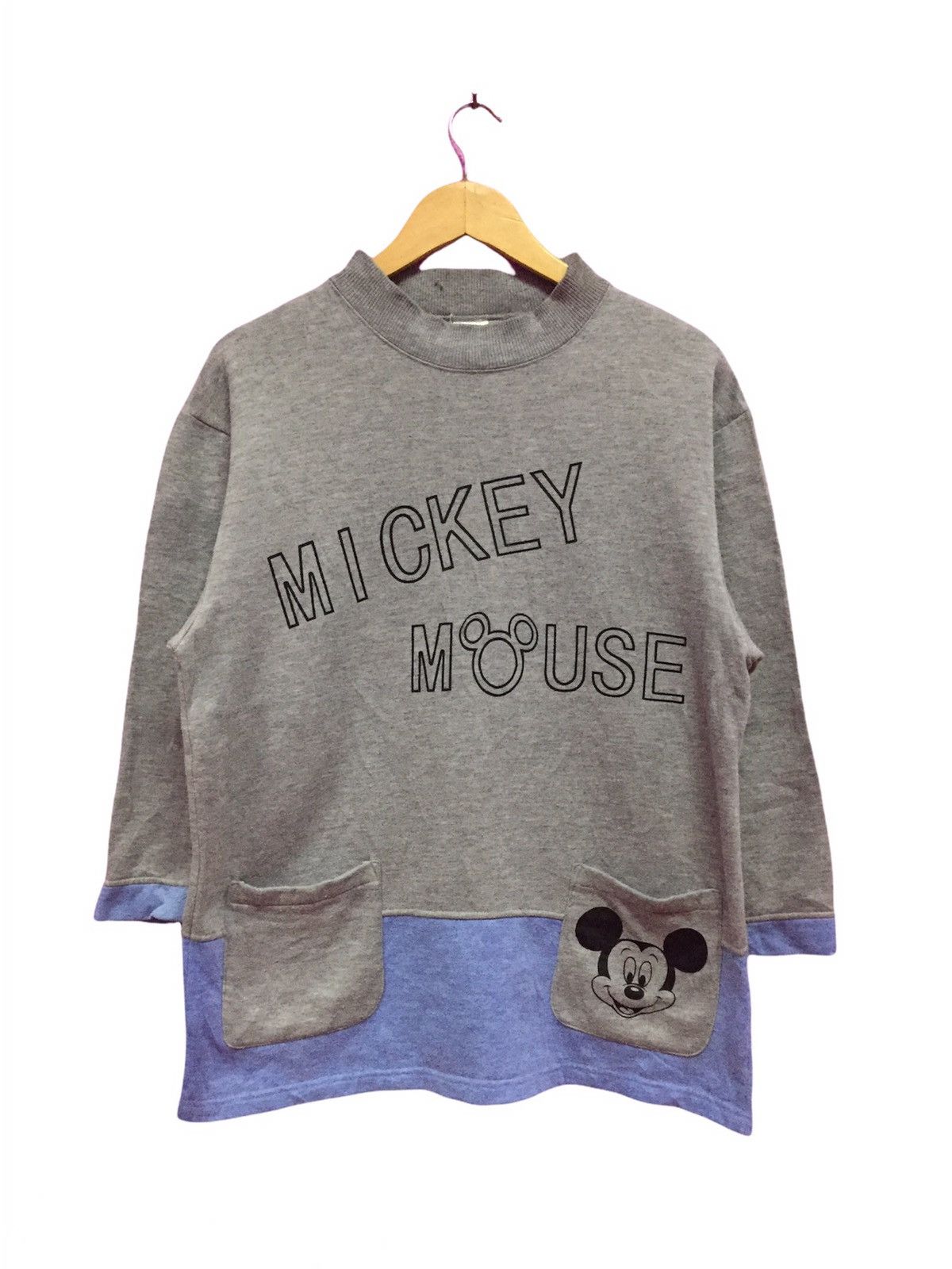 Mickey Mouse Last Drop Vintage Mickey Mouse Pockets Sweatshirts Size US L / EU 52-54 / 3 - 1 Thumbnail