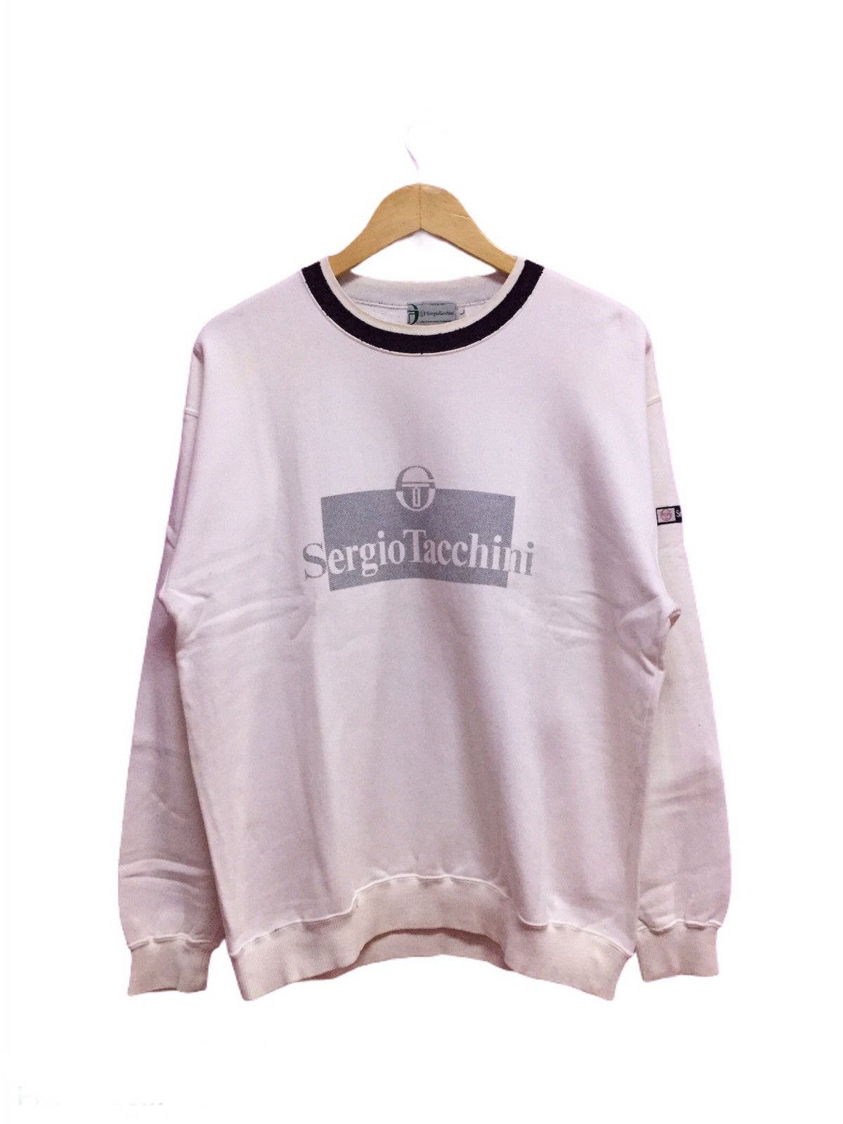 Sergio Tacchini Vintage 90s Sergio Tacchini Italy Sweatshirts Size L Size US L / EU 52-54 / 3 - 1 Thumbnail