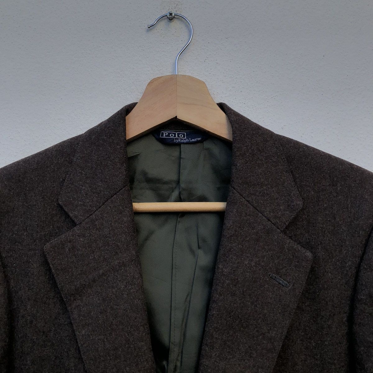 Polo Ralph Lauren DOUBLE BREAST - RICH BROWN WOOL COAT JACKET Size US M / EU 48-50 / 2 - 6 Thumbnail