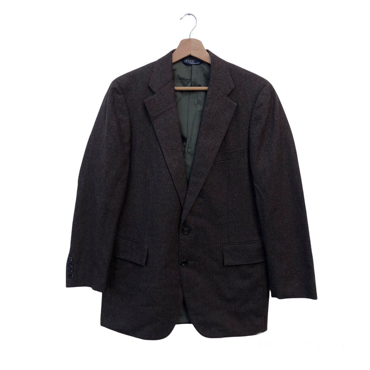Polo Ralph Lauren DOUBLE BREAST - RICH BROWN WOOL COAT JACKET Size US M / EU 48-50 / 2 - 1 Thumbnail