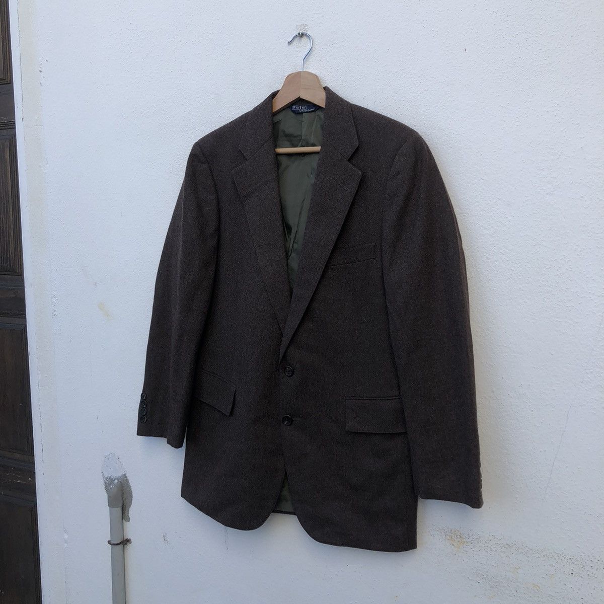 Polo Ralph Lauren DOUBLE BREAST - RICH BROWN WOOL COAT JACKET Size US M / EU 48-50 / 2 - 2 Thumbnail