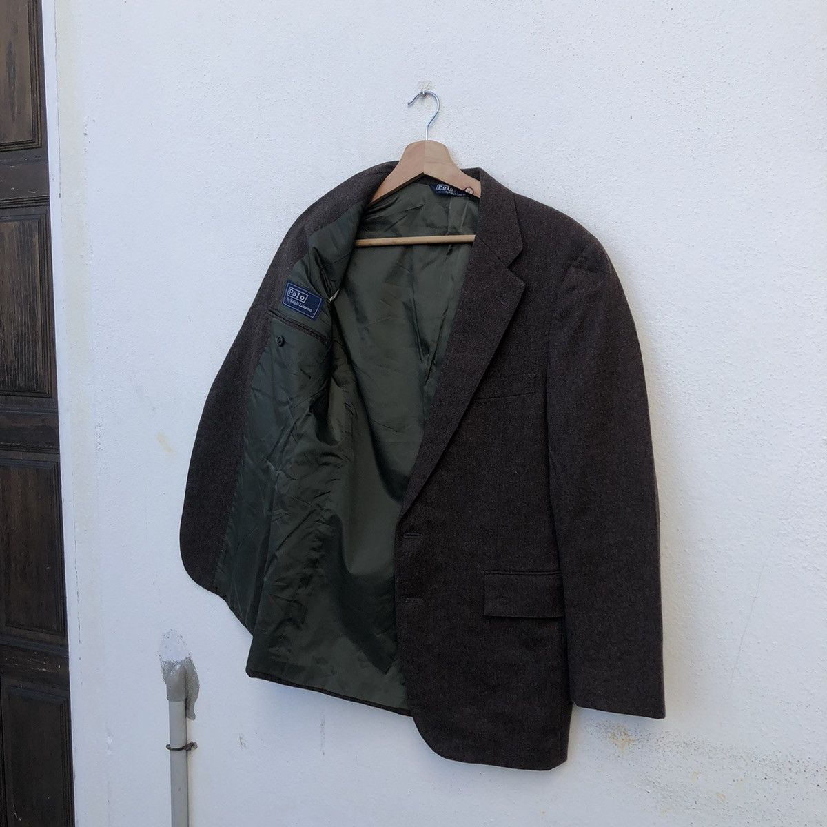 Polo Ralph Lauren DOUBLE BREAST - RICH BROWN WOOL COAT JACKET Size US M / EU 48-50 / 2 - 9 Thumbnail