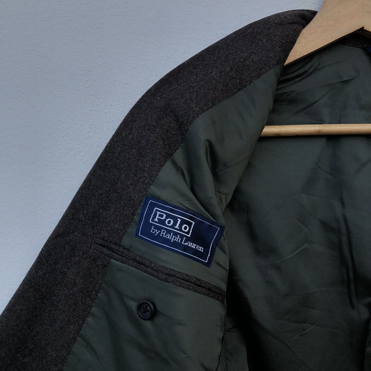 Polo Ralph Lauren DOUBLE BREAST - RICH BROWN WOOL COAT JACKET Size US M / EU 48-50 / 2 - 10 Thumbnail