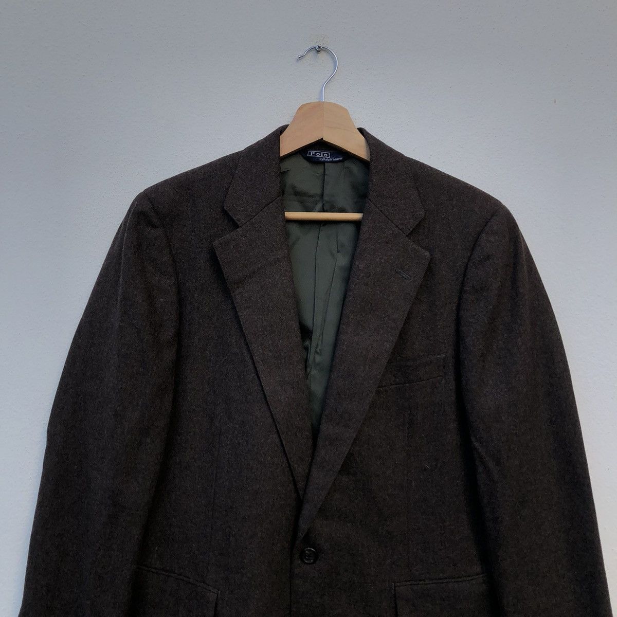 Polo Ralph Lauren DOUBLE BREAST - RICH BROWN WOOL COAT JACKET Size US M / EU 48-50 / 2 - 3 Thumbnail