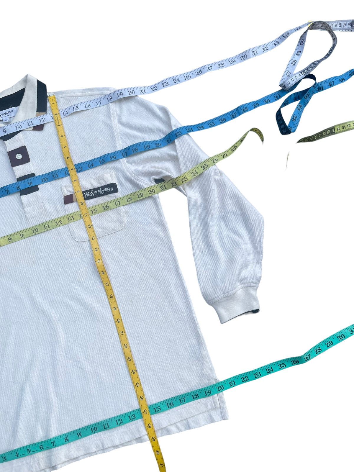 Yves Saint Laurent Yves Saint Laurent Pour Homme Polo Tee Size US M / EU 48-50 / 2 - 6 Thumbnail
