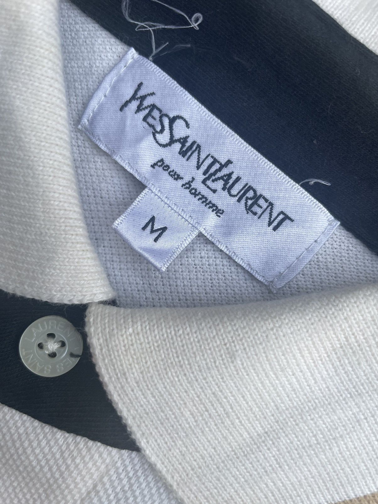 Yves Saint Laurent Yves Saint Laurent Pour Homme Polo Tee Size US M / EU 48-50 / 2 - 7 Thumbnail