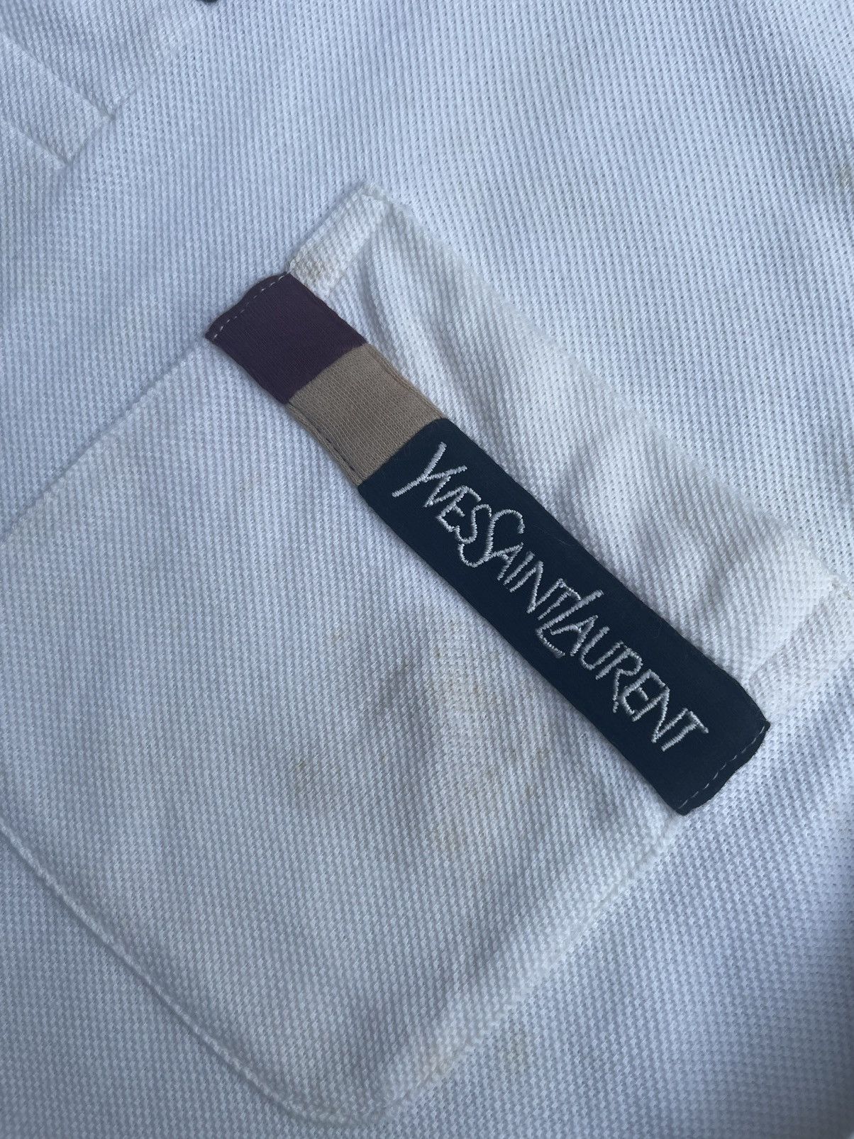 Yves Saint Laurent Yves Saint Laurent Pour Homme Polo Tee Size US M / EU 48-50 / 2 - 9 Thumbnail
