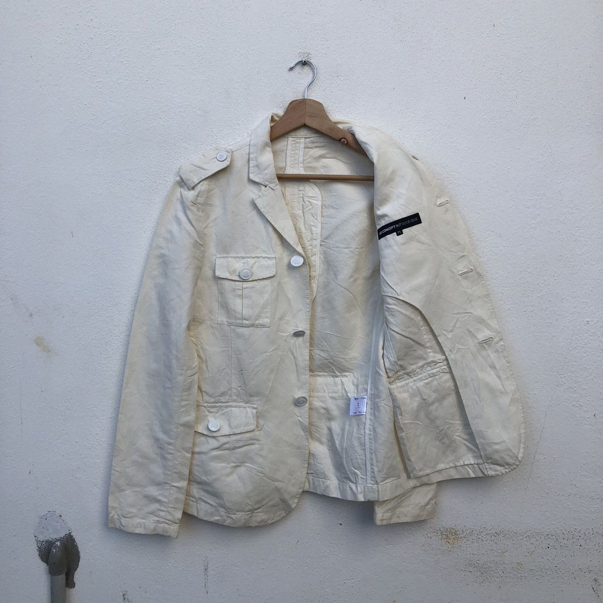 Japanese Brand RARE CARGO JACKET MULTI POCKET NO CONCEPT BUT GOOD SENSE Size US M / EU 48-50 / 2 - 11 Thumbnail
