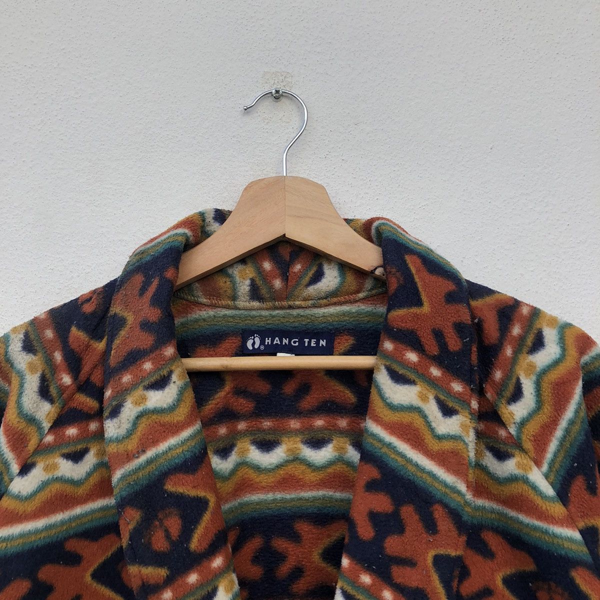 Japanese Brand VINTAGE NAVAJO EZTIC DESIGN HANG TEN DOUBLE BREAST JACKET Size US L / EU 52-54 / 3 - 8 Thumbnail