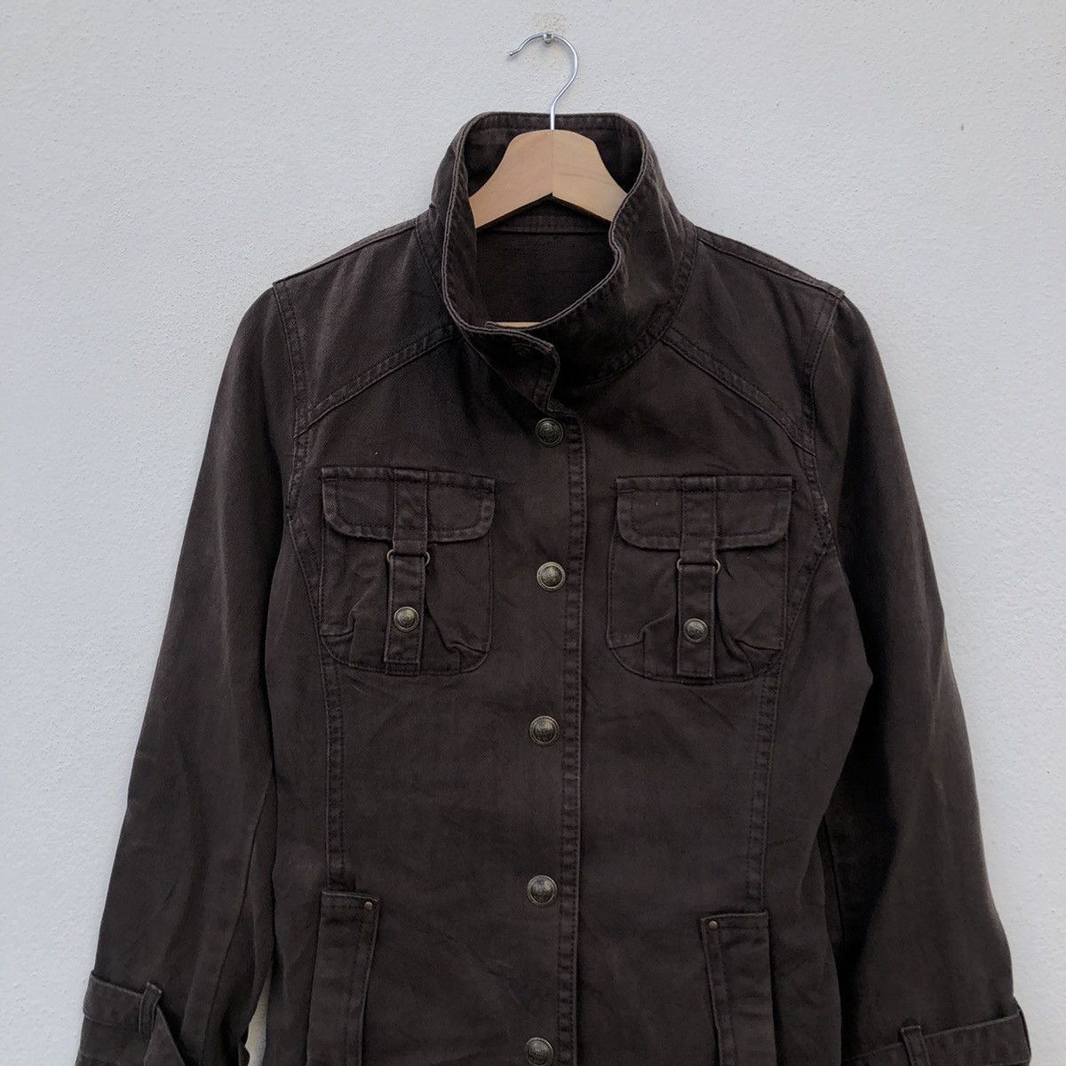 Japanese Brand MULTI POCKET CARGO JACKET PARACHUTE BIKER DESIGN Size US L / EU 52-54 / 3 - 3 Thumbnail