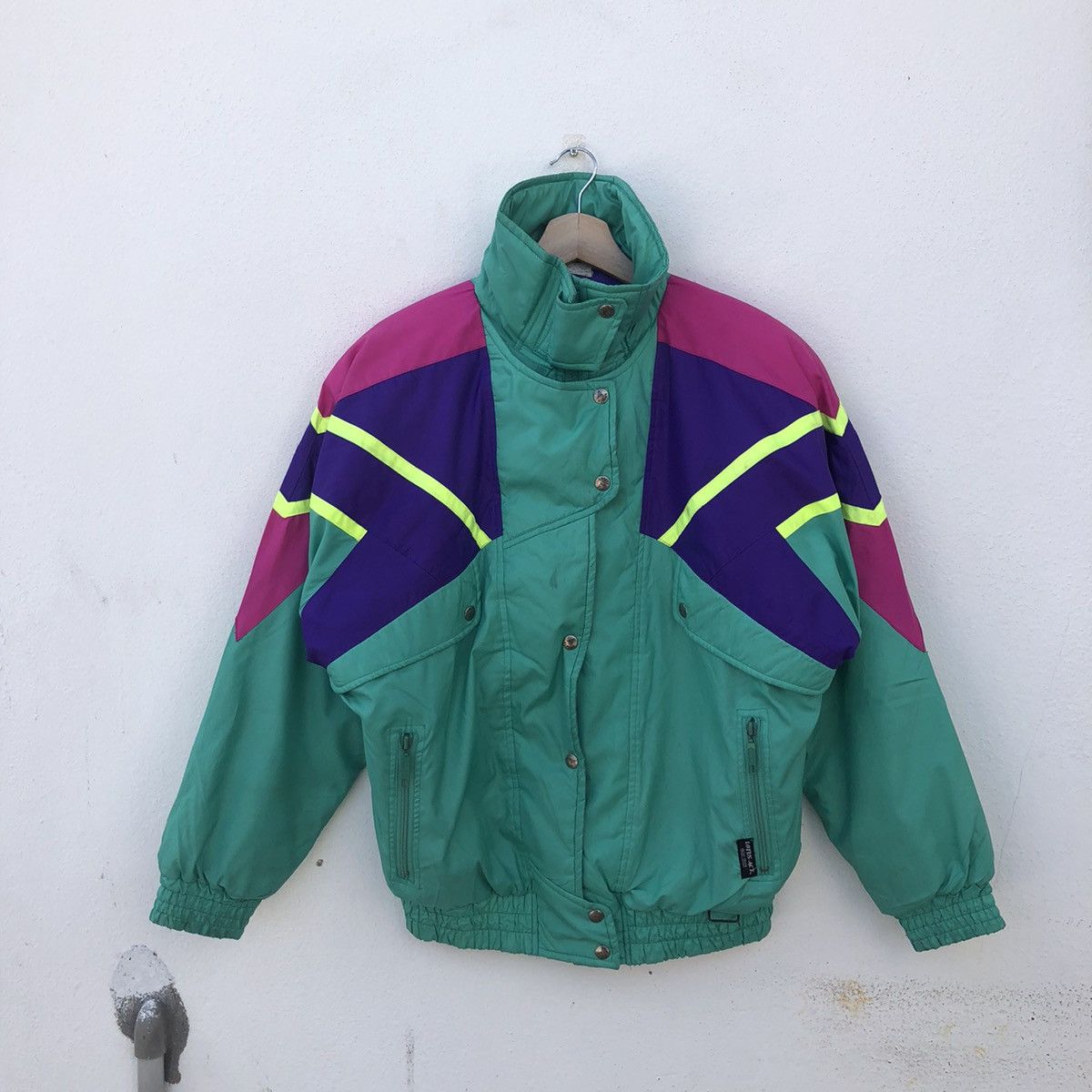 Japanese Brand VINTAGE ALPINE TECHNICAL SKIWEAR RARE COLOUR Size US M / EU 48-50 / 2 - 11 Thumbnail