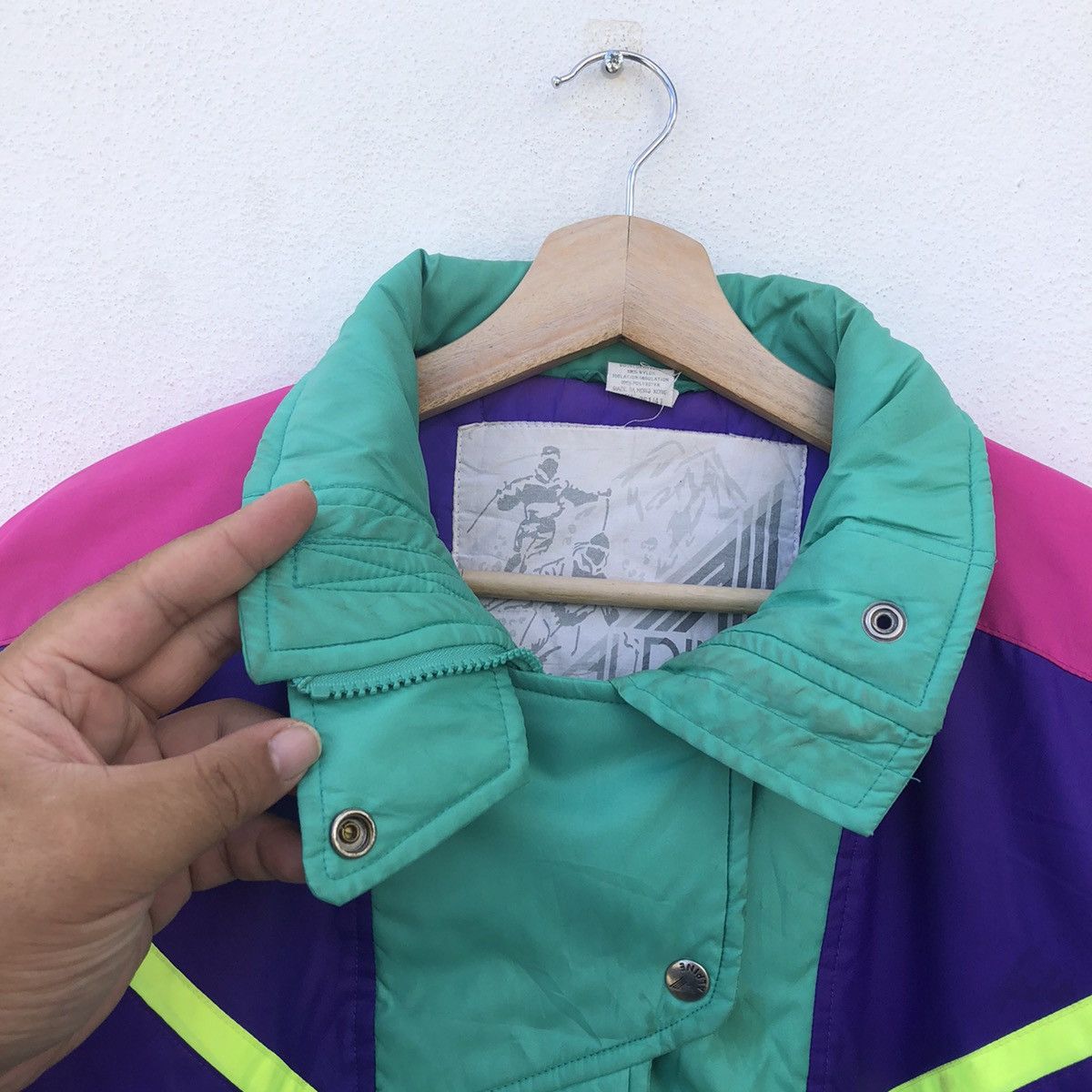 Japanese Brand VINTAGE ALPINE TECHNICAL SKIWEAR RARE COLOUR Size US M / EU 48-50 / 2 - 14 Thumbnail