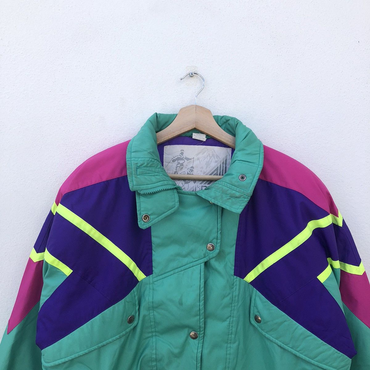 Japanese Brand VINTAGE ALPINE TECHNICAL SKIWEAR RARE COLOUR Size US M / EU 48-50 / 2 - 5 Thumbnail