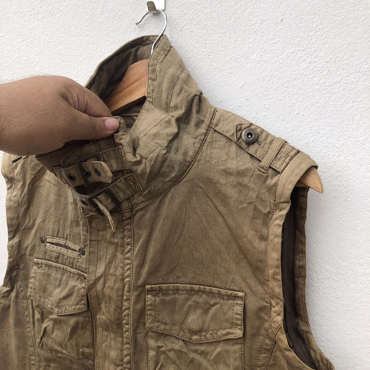 Japanese Brand TANK TOP SLEEVELESS PARACHUTE ICCA MILITARY COLLECTIONS Size US M / EU 48-50 / 2 - 5 Thumbnail