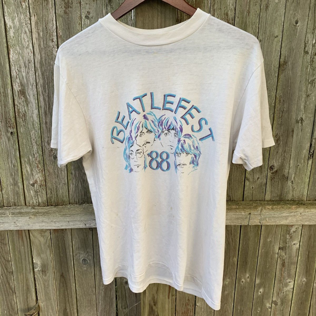 Hanes × Rock Band × Vintage vintage 1988 beatlefest t shirt | Grailed