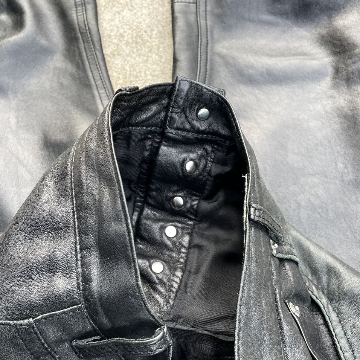 Helmut Lang 1998 Calf Leather Pants Size US 28 / EU 44 - 5 Thumbnail