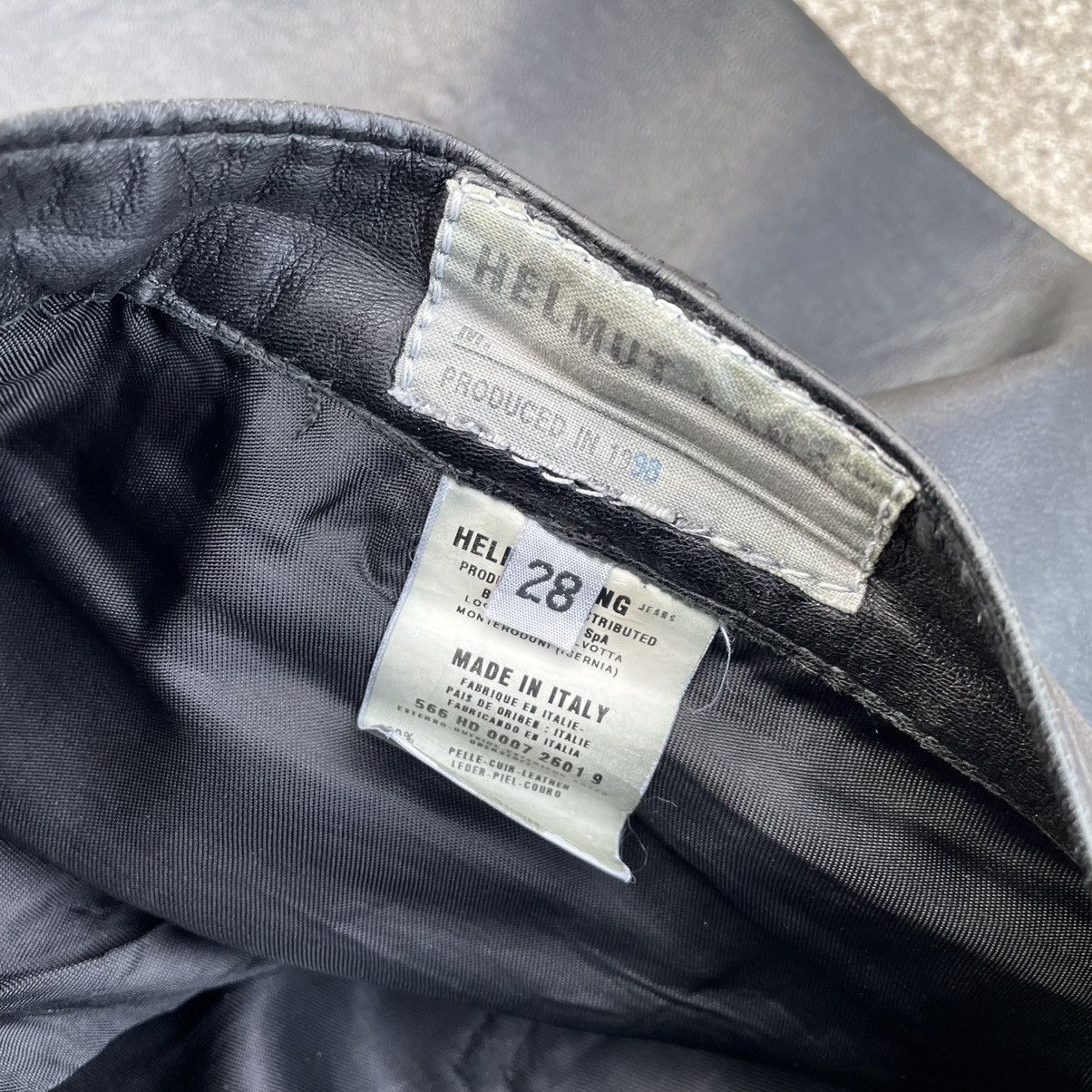 Helmut Lang 1998 Calf Leather Pants Size US 28 / EU 44 - 4 Thumbnail