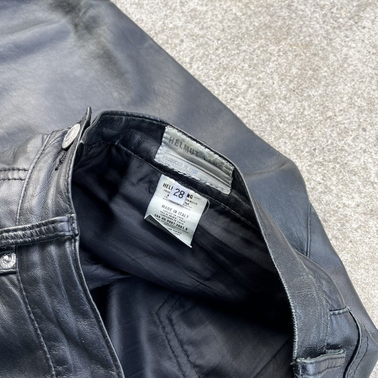 Helmut Lang 1998 Calf Leather Pants Size US 28 / EU 44 - 3 Thumbnail